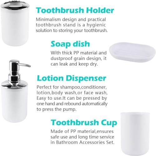 6-Piece Bathroom Accessory Set
