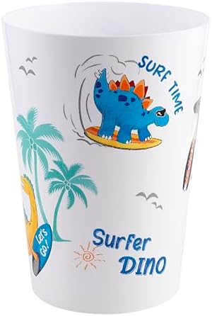 Surfin Dino 4-Piece Bathroom Accessory Set