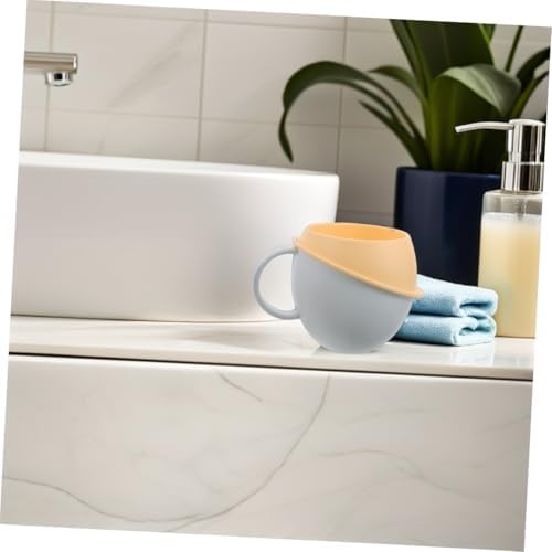 Cabilock 2Pcs Capacity Mouthwash Cup with Handle