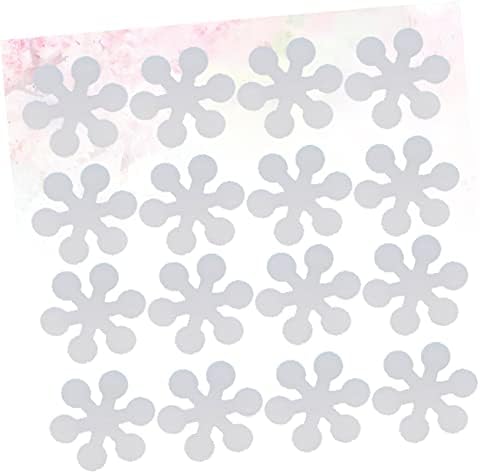 BRIGHTFUFU Non-Slip Tub Tape 20 Pcs Snowflake Design Bath Grips
