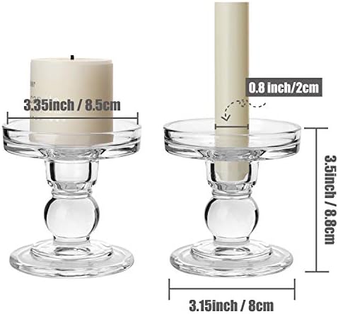 Perfectly Balanced Crystal Candle Holders
