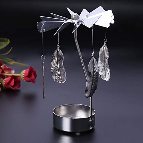 Bring Warmth with Rotating Tea Light Candle Holder