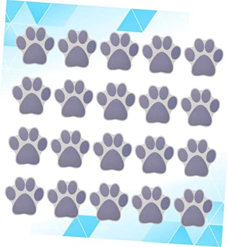 ABOOFAN 20PCS Cartoon Dog Footprint Stickers for Bathtub