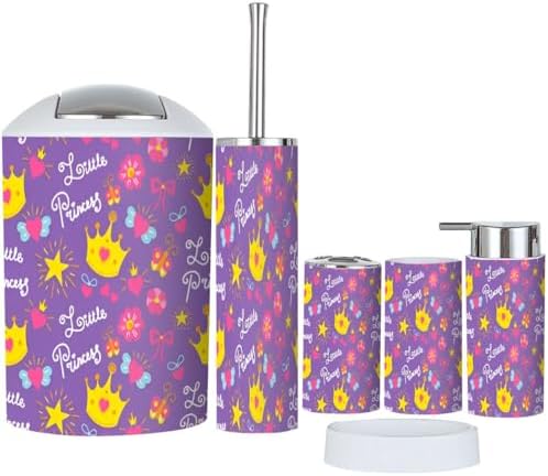 6-Piece Bathroom Accessories for Kids Babies