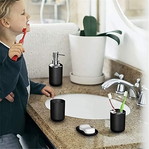 Complete 4-Piece Bathroom Accessory Set