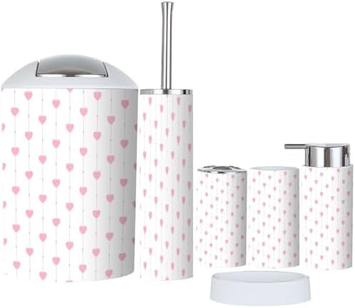 6-Piece Compact Bath Accessories Set