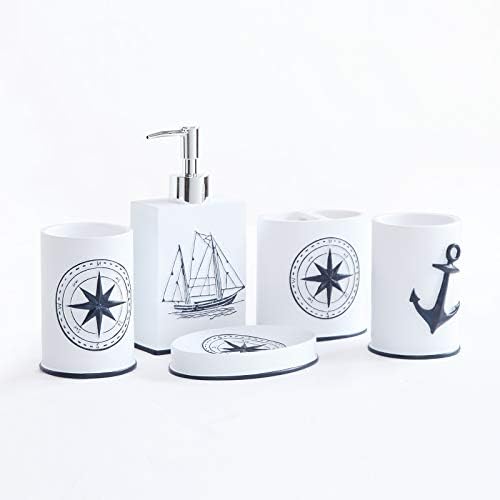 Nautical Bath Set - 5-Piece