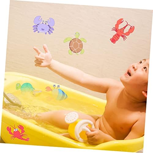 Zerodeko 10pcs Cartoon Non-Slip Shower Stickers for Bathroom