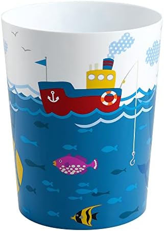Allure Submarine 4-Piece Bath Set - Nautical Storage and Organization Kit