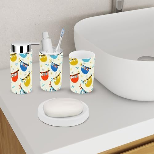 XNGJEMVWXO 6-Piece Bathroom Accessory Set