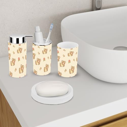 Bath Time Essentials Cute Bear Design for Kids