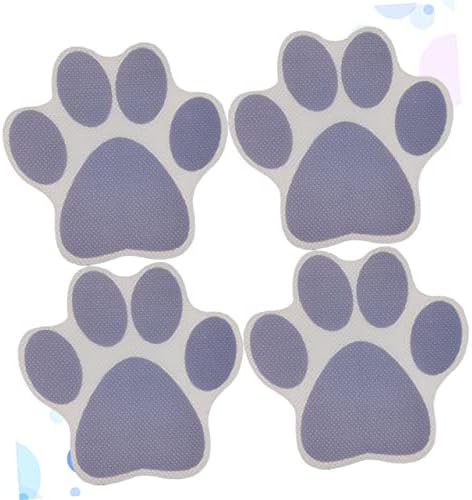 4-Piece Cartoon Dog Footprint Slip Stickers