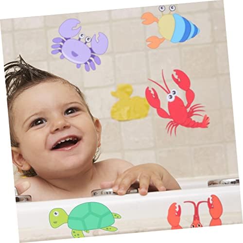 Zerodeko 10pcs Cartoon Non-Slip Shower Stickers for Bathroom