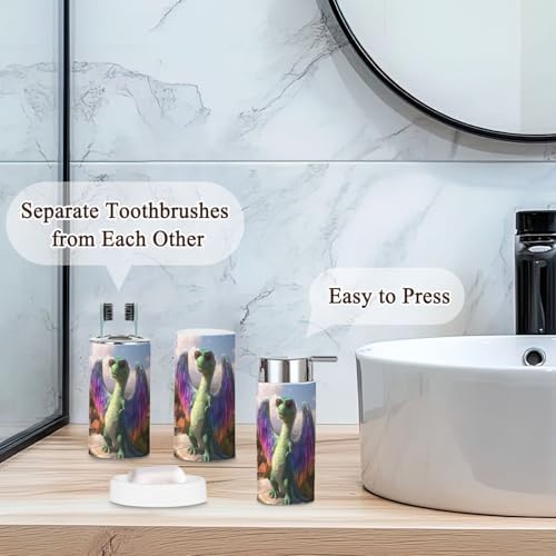 Unique Fun Enumeration Bathroom Accessories Set for Kids