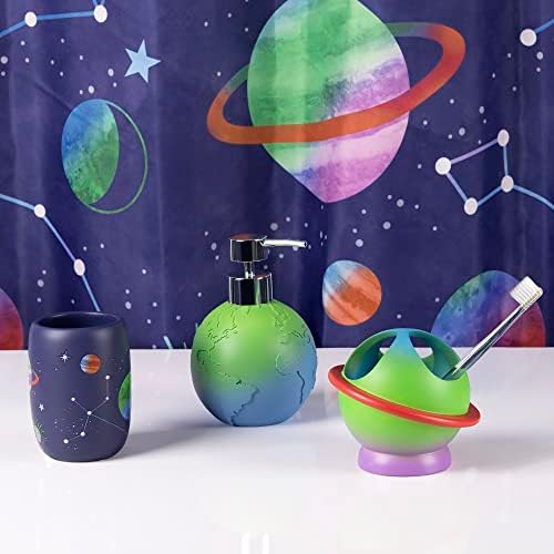Allure Home Creation Starry Night 3-Piece Bathroom Accessory Set 1