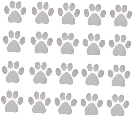 LIFKOME 20Pcs Cartoon Dog Paw Bathtub Stickers