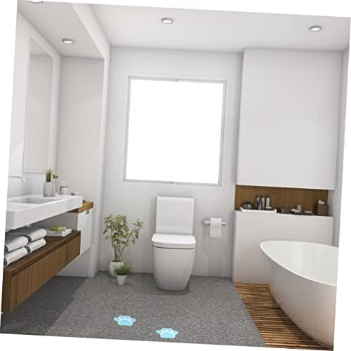 Mobestech 20-Piece Cartoon Dog Footprint Slip Sticker Set for Bathtub Safety