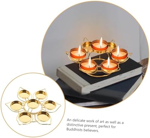 Modern Lotus Candle Holder for Home Religious Use
