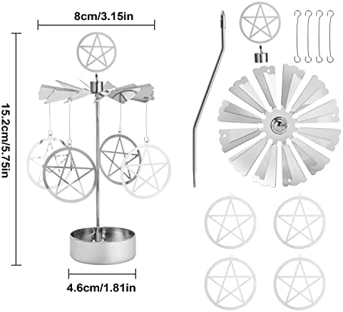 Spinning Tea Light Candle Holder