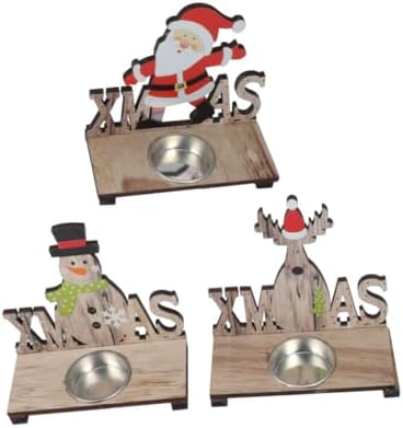 Unique Christmas Candle Holder Set for Dining Table