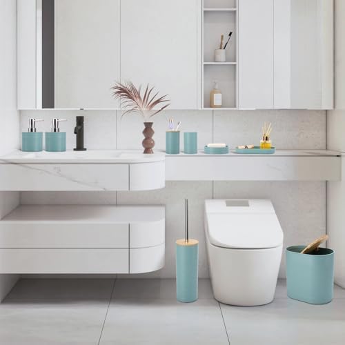 XLHOMO Blue Bathroom Accessories Set 10 Pieces