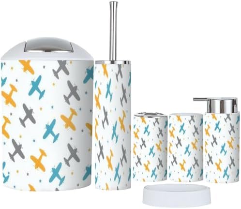 Entertainment Kids Colorful Bath Set 6 Piece