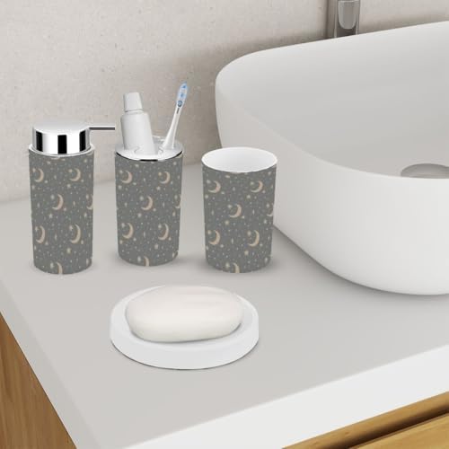 Stylish 6-Piece bathroom set Scandinavian Bohemian style for kids