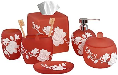 Elegant 6-Piece Bathroom Accessories Set Perfect for Modern Home