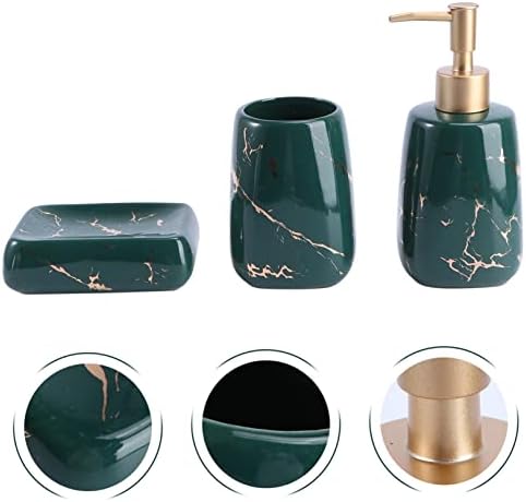 SOLUSTRE 3Pcs Bathroom Accessory Set