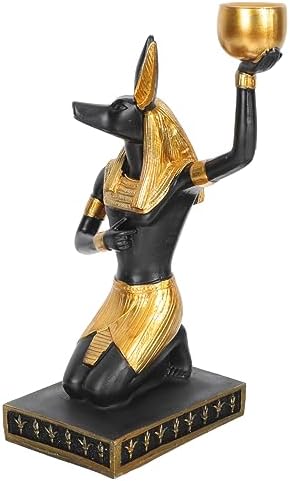 Anubis Resin Candle HolderTaper Candle Display