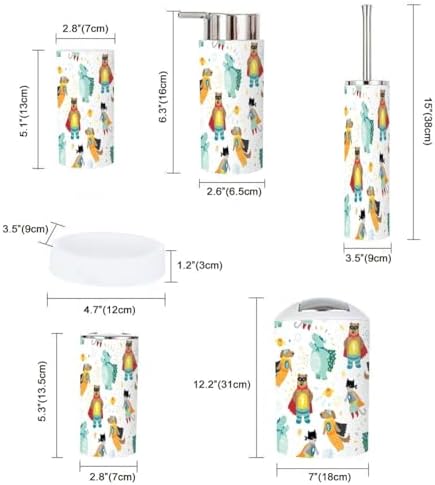 Sleek Modern Bathroom Set - Unique Design for Function Decor