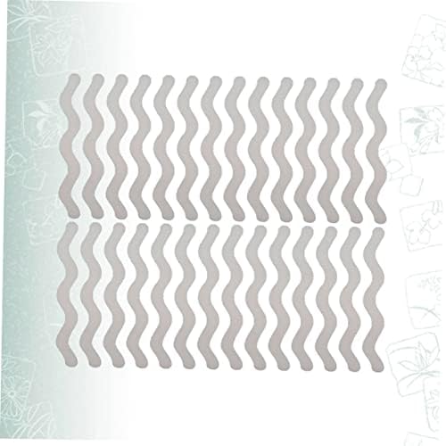 BESTYASH 48Pcs S-Shape Bath Stickers Non-Slip Floor Decals
