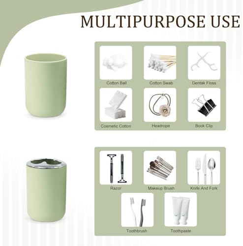 Elegant 6-Piece Bathroom Set with Durable plasticEnumerable