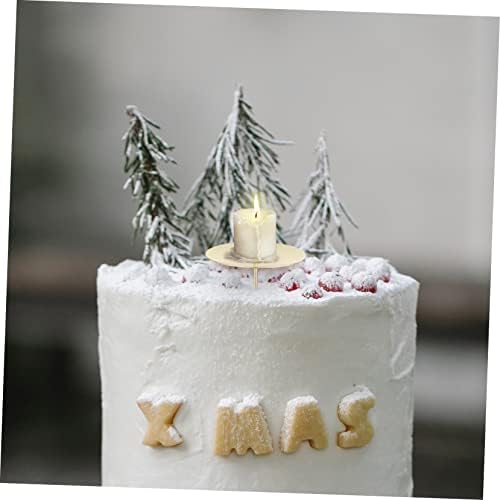 Set of Wreath Candle Fixers Metal Candle Holders for Centerpieces