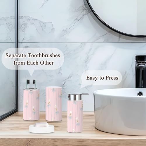 Cozy Cute Kawaii Bathroom Set 6 Pcs