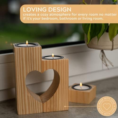TBFM Heart Candle Holder Set