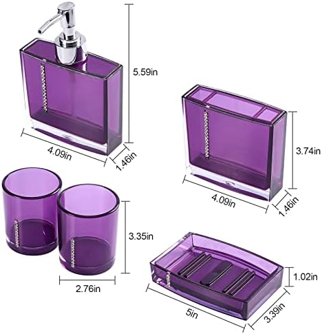 Estink 5-Piece Bathroom Accessory Set for Luxury Washrooms