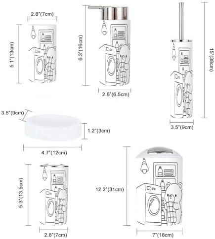 Little Bear 6-Piece Bathroom Set for Kids