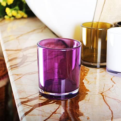 Purple Bathroom Accessories Set 5 Pcs Acrylic