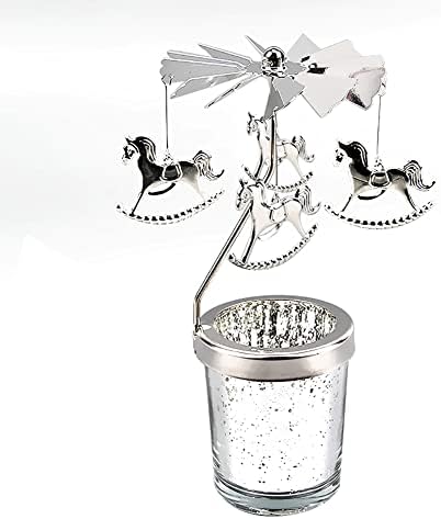 Elegant Rotating Candle Holder