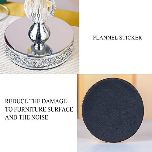 Candleholder for Pillar Candle Elegant Crystal Candleholder for Home and Wedding