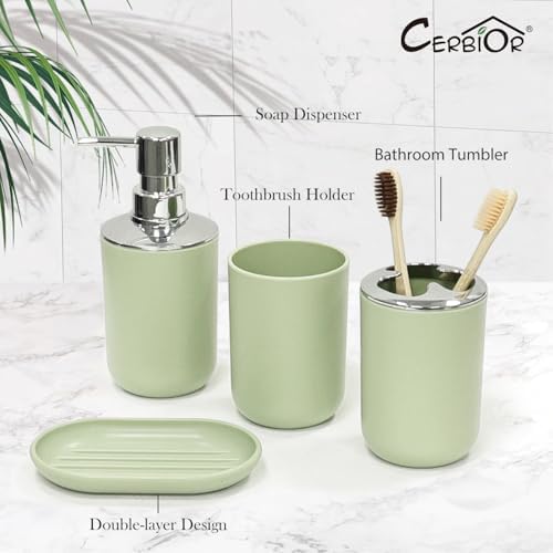 Elegant 6-Piece Bathroom Set with Durable plasticEnumerable