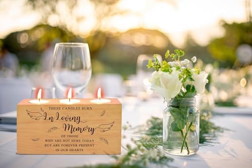 Personalized Memorial Candle Holder for Weddings Anniversaries or Reunions