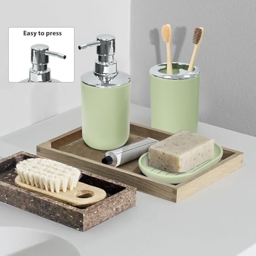 Elegant 6-Piece Bathroom Set with Durable plasticEnumerable
