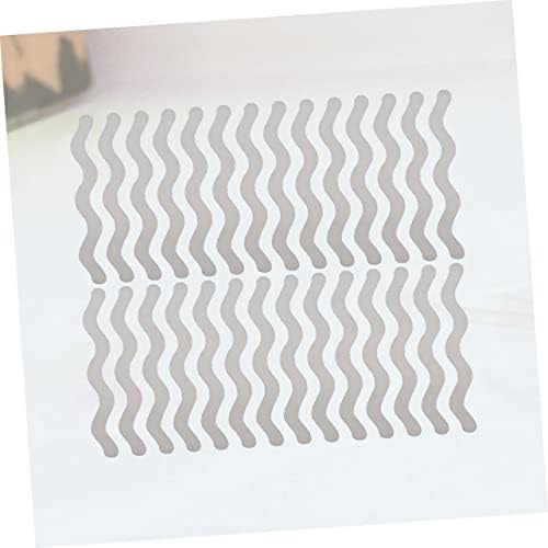 BESTYASH 48Pcs S-Shape Bath Stickers Non-Slip Floor Decals