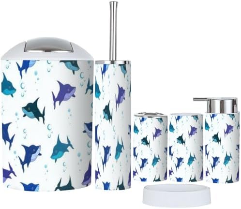 JBNJANKDAVSix-Piece Cartoon Shark Design for Kids