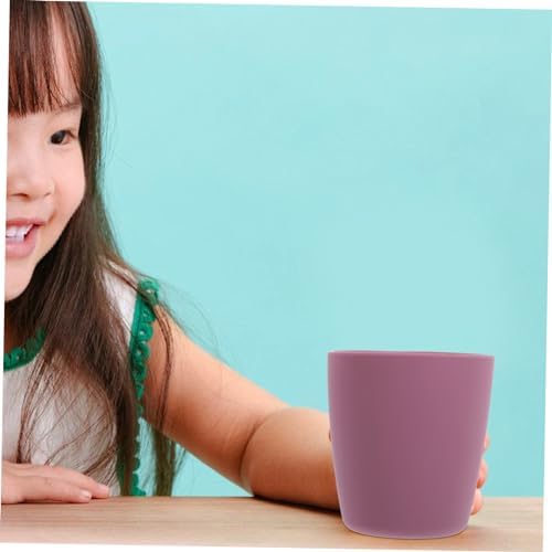 Silicone Open Cup - Perfect Anti-Drop for Toddlers With Spill-Proof Lid