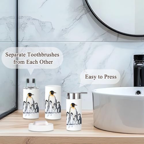 6-Piece Set Durable Functional Perfect for Bathroom Organization
