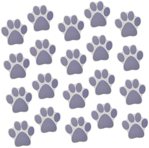 ABOOFAN 20PCS Cartoon Dog Footprint Stickers for Bathtub