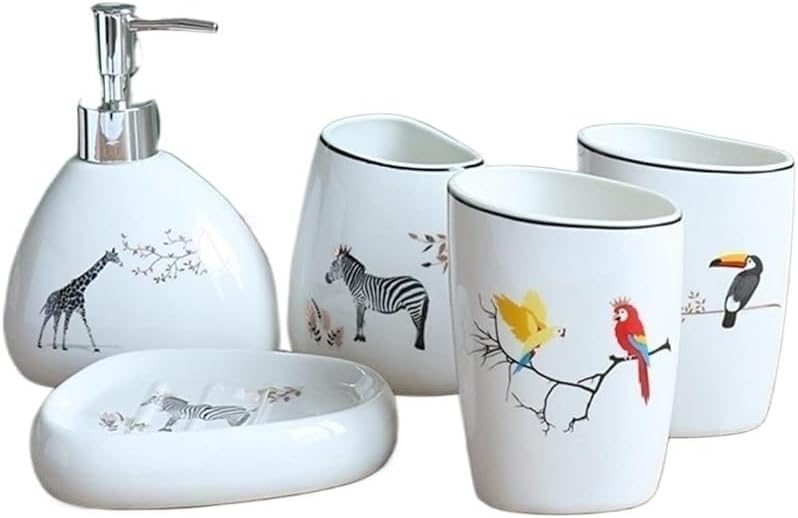 Cute Animal Bathroom Set